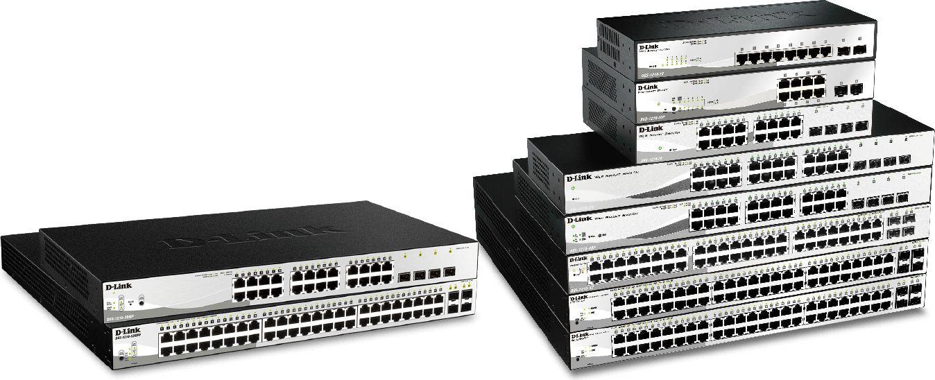 Šakotuvas Komutatorius D-Link DGS-1210-20 (16x 10/100/1000Mbps)