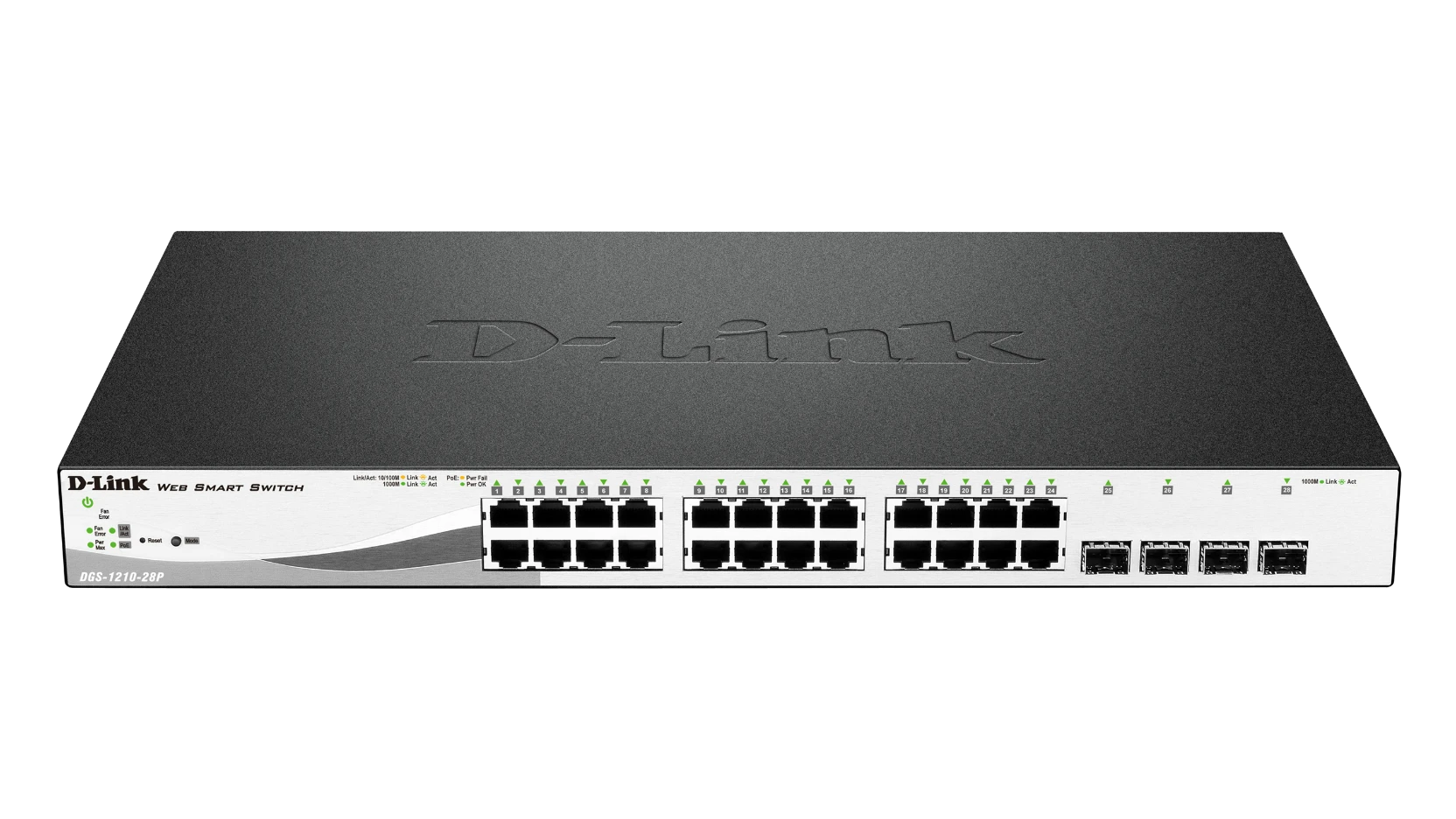 Šakotuvas D-Link DLink Switch DGS-1210-28MP E DGS121028MP E (DGS-1210-28MP E) (DGS121028MP E)