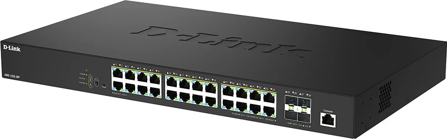 Šakotuvas D-Link | DMS-1250-28P/E | 28 prievadų 2.5G išmanusis valdomas PoE komutatorius | Stalinis | Valdomas