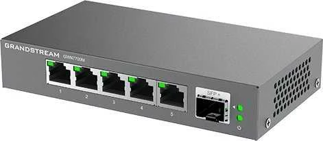 Šakotuvas Switch GrandStream GWN 7701PA 8xGbE 8xPOE Niezarządzalny (GWN7701PA)