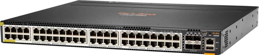 Šakotuvas Hewlett Packard (HP) ARUBA 6300M 48SR5 CL6 POE STOCK - .
