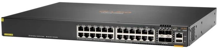 Šakotuvas Switch HP Aruba Networking CX 6200F 24G Class 4 PoE 4SFP 370 W (S0M82A#ABB)