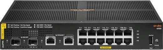 Šakotuvas HPE Aruba 6100 12G CL4 2SFP 139W JL679A