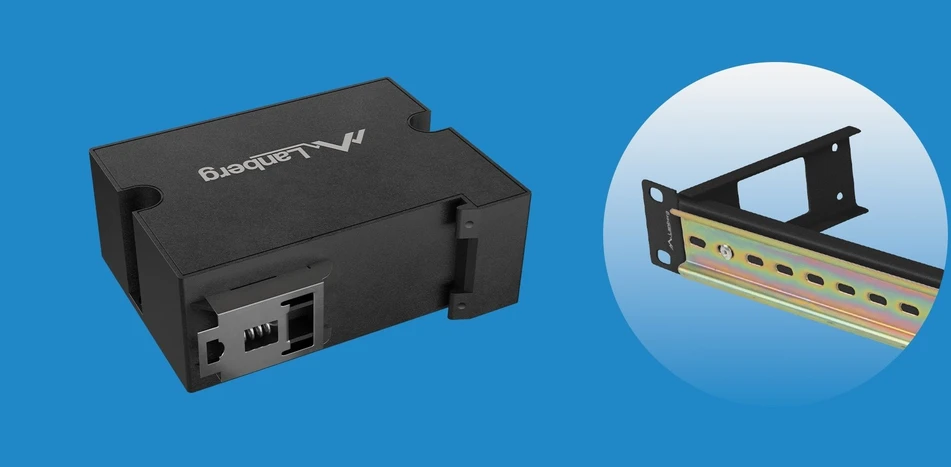 Šakotuvas LANBERG DIN-FE4-AT-30W SWITCH 1XIN 3X OUT 100MB POE EXTENDER FAST ETHERNET DIN RAIL AT 30W