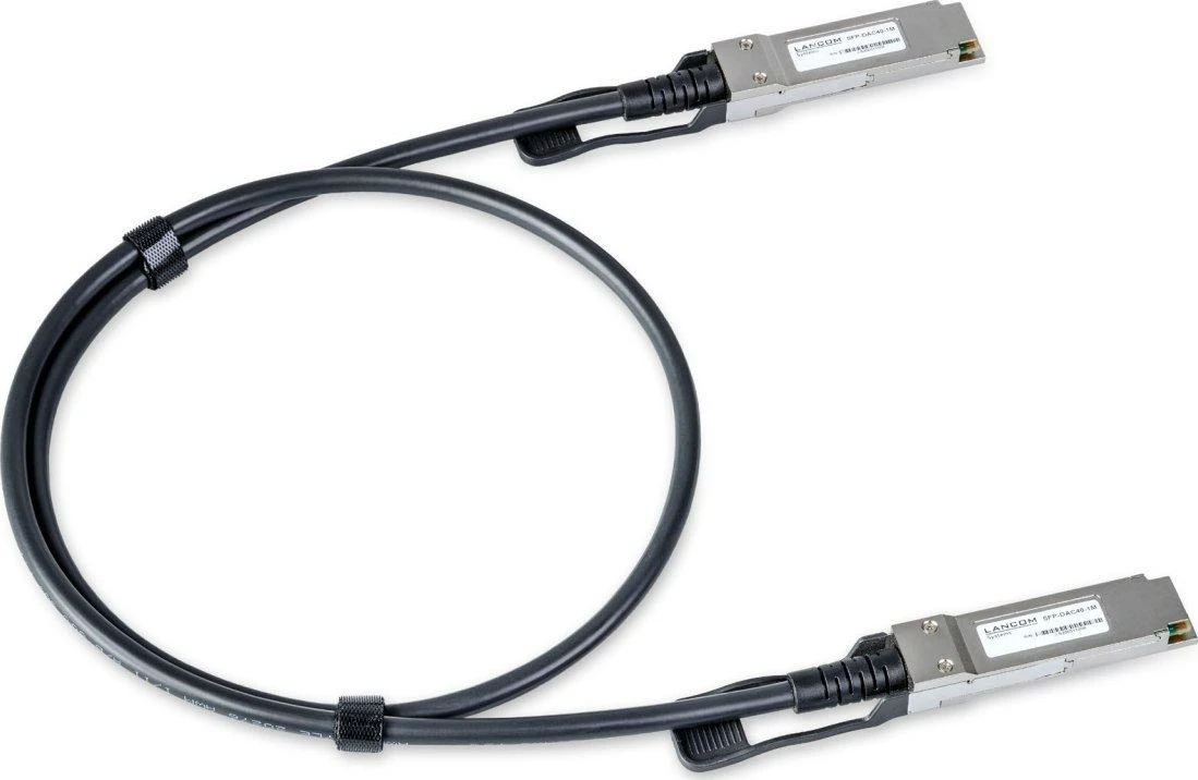 Rohde Schwarz Carruzzo LANCOM SFP-DAC40-1m „InfiniBand“ arba pluoštinis optinis kabelis Juoda, Plienas