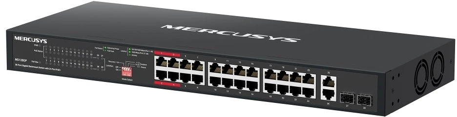 Šakotuvas Switch Mercusys MS128GP