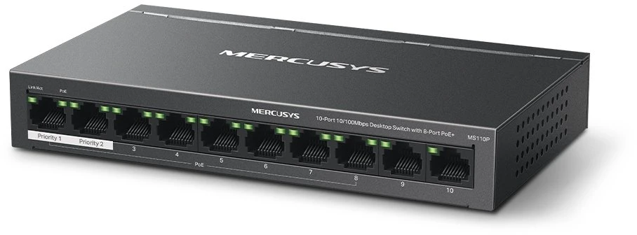 Šakotuvas TP-Link Jungiklis Mercusys MS110P