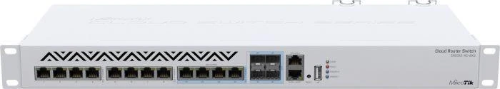 Šakotuvas MIKROTIK MT CRS312-4C+8XG-RM MikroTik CRS312-4C+8XG-RM L5 8x RJ45 10GbE, 4x kombinuotas RJ45/SFP+ 10 GbE, 19 stovas