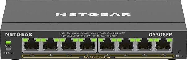 Šakotuvas SwitchNETGEARGS308EP-100PES