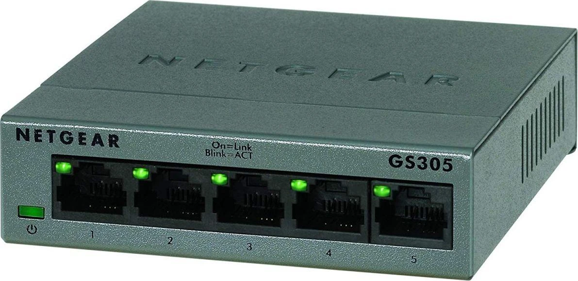 Šakotuvas Netatmo Netgear jungiklis GS305-300PES nevaldomas, stalinis kompiuteris, 1 Gbps (RJ-45) prievadų kiekis 5, maitinimo tipas vienas