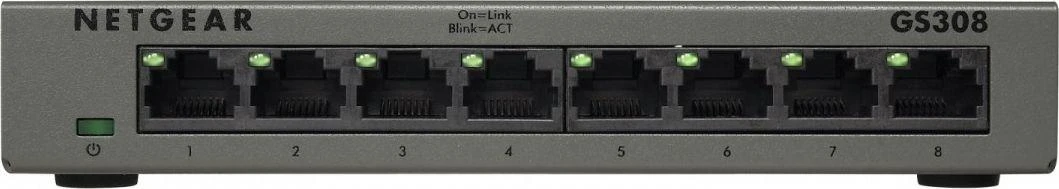 Šakotuvas Netatmo Netgear Switch GS308-300PES Nevaldomas, stalinis, 1 Gbps (RJ-45) jungtys kiekis 8