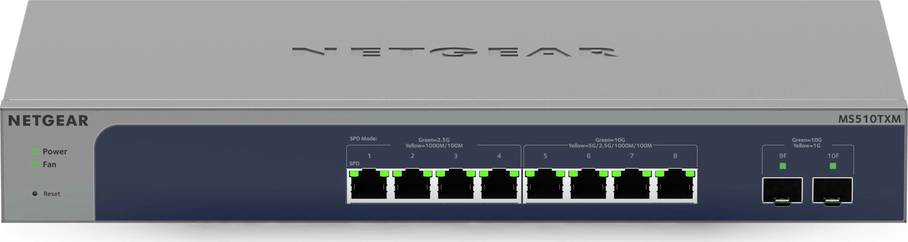 Šakotuvas Jungiklis NETGEAR MS510TXUP-100EUS