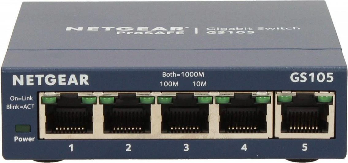 Šakotuvas Netatmo Netgear Switch GS105GE Nevaldomas, Stalinis kompiuteris, 1 Gbps (RJ-45) jungtys kiekis 5, Maitinimo tipas Išorinis
