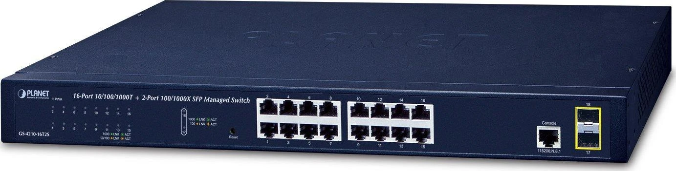 Šakotuvas Switch Planet GS-4210-16T2S