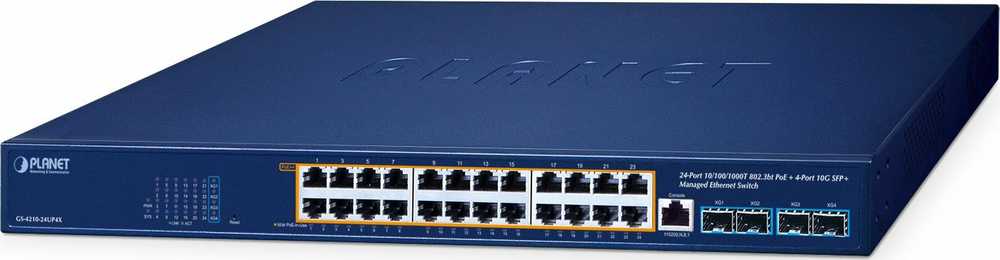 Šakotuvas Switch Planet GS-4210-24UP4X