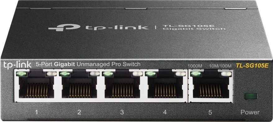 Šakotuvas TP-Link TL-SG105E 5-PORT GBIT - EASY SMART SWITCH