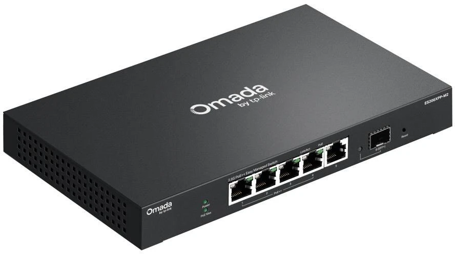 Šakotuvas Jungiklis TP-Link Omada ES206XPP-M2
