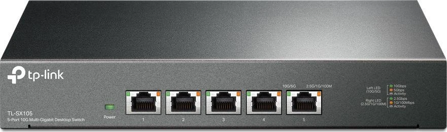 Šakotuvas TP-Link 5-PORT 10G MULTI-GIGABIT SWITCH - 5 10G RJ45 PORTS