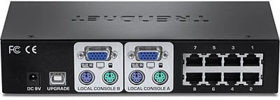 Šakotuvas Switch TRENDnet KVM 8-port CAT5 Switch - (TK-CAT508)