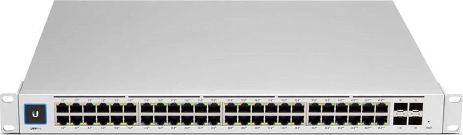Šakotuvas UBIQUITI 48 prievadų Gigabit UniFi L3 jungiklis + 4x 10GbE SFP+ jungtys