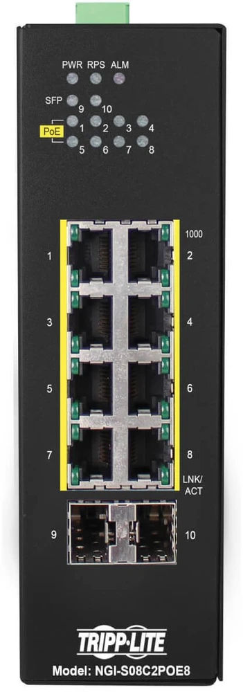 Šakotuvas Eaton Switch Tripp Lite NGI-S08C2POE8