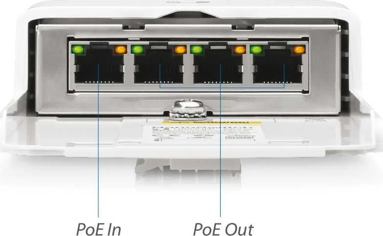 Šakotuvas SWITCH POE NANOSWITCH 3 PRIEVADŲ UBIQUITI