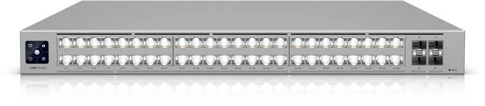 Šakotuvas Ubiquiti UniFi Pro XG 48 valdomas L2/L3 10G Ethernet (100/1000/10000) 1U Pilkas