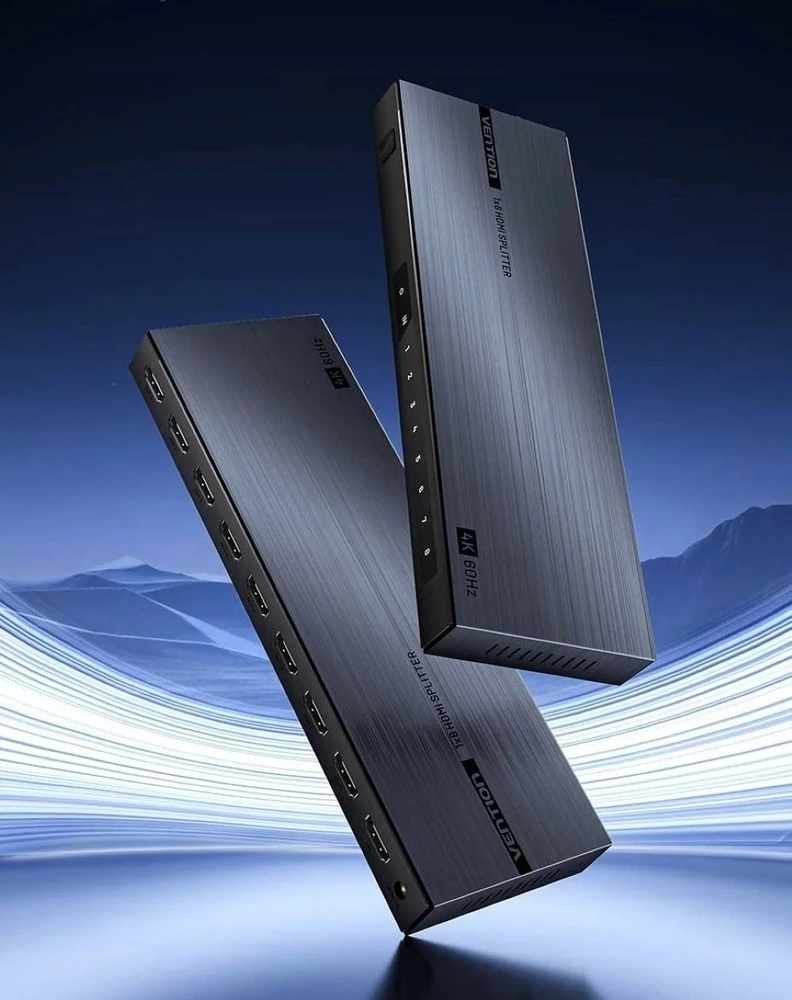 Šakotuvas Vention HDMI skirstytuvas Vention 1 įėjimas x 8 išėjimai 4K@60Hz