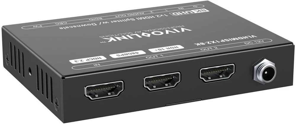 Šakotuvas VivoLink HDMI splitter 1x2, 8K@60Hz