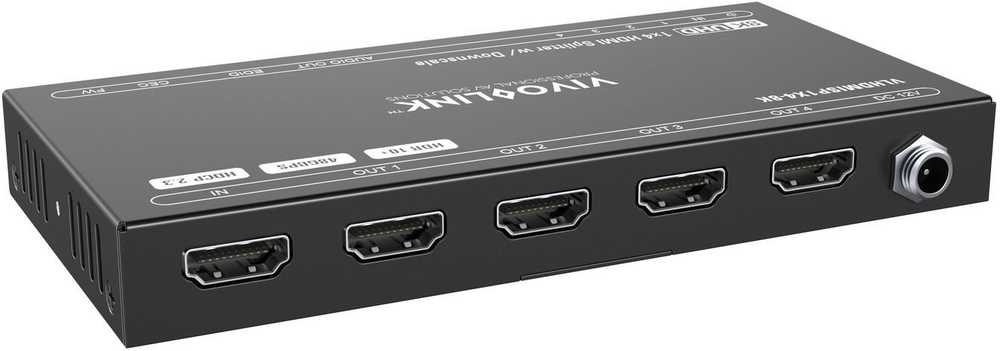 VivoLink Šakotuvas Vivolink HDMI splitter 1x4, 8K@60Hz