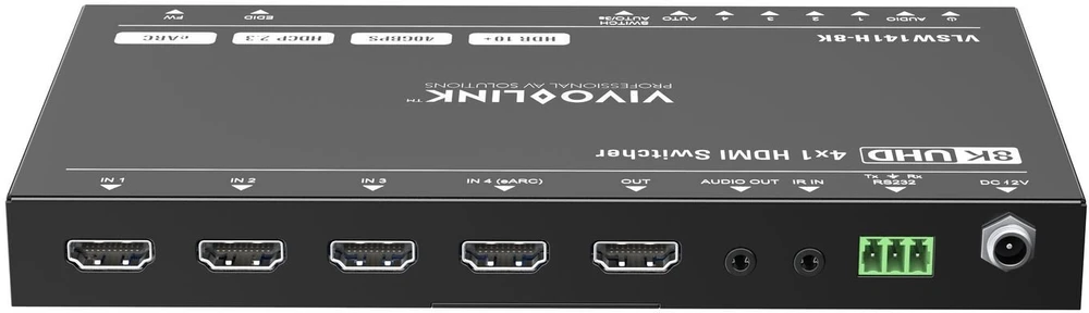 VivoLink HDMI switcher 4x1 8K@60Hz