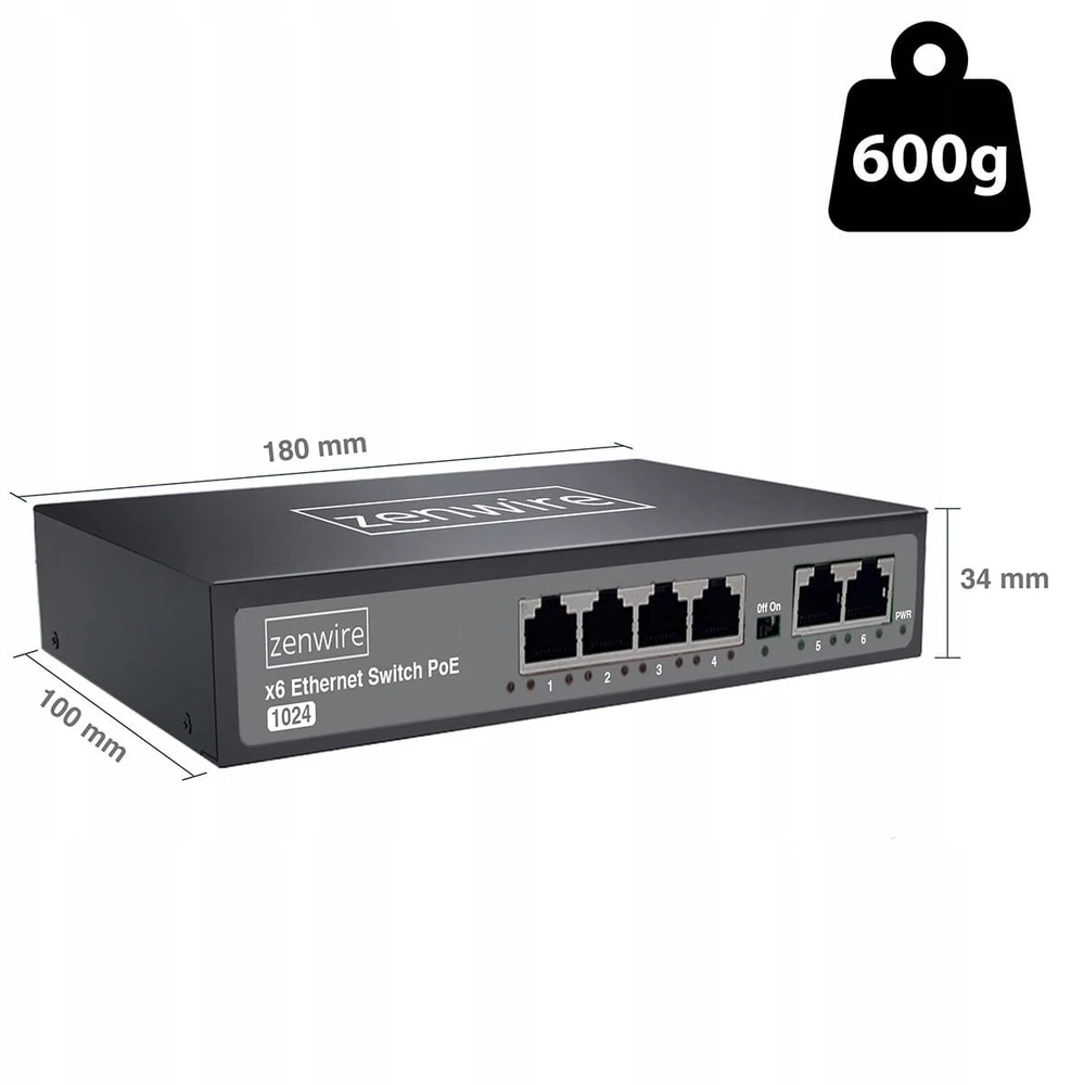 Šakotuvas Switch Zenwire 1024