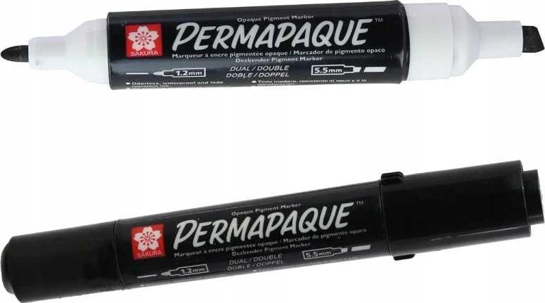 Sakura MARKER PERMAPAQUE DUAL POINT JUODA