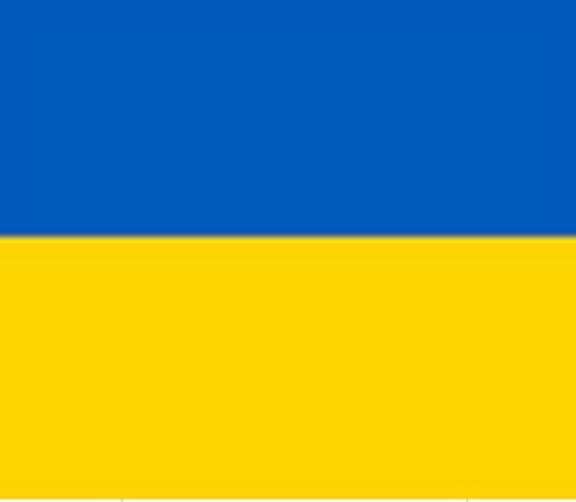 None Magnetinis lipdukas UKR vėliava