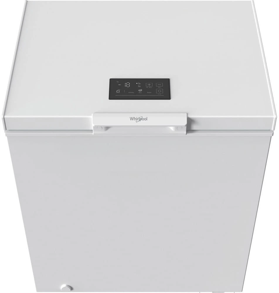 „Whirlpool“ šaldiklis | W3RHS14EW | Energijos vartojimo efektyvumo klasė E | Skrynia | Laisvai pastatoma | Aukštis 85 cm | Bendra grynoji talpa 142 l | Ekranas | Baltas