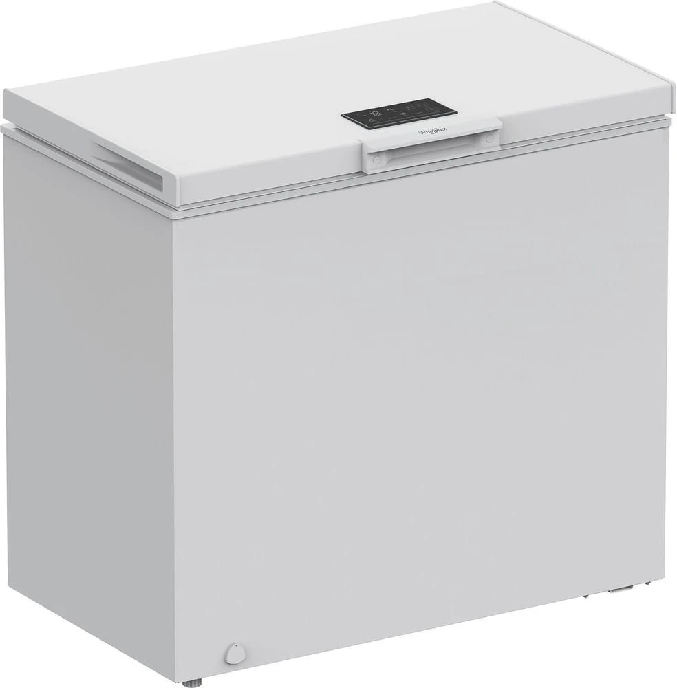 Whirlpool Šaldiklis | W3RHS19EW2 | Energy efficiency class E | Chest | Free standing | Height 85 cm | Total net capacity 198 L | Ekranas | Baltas