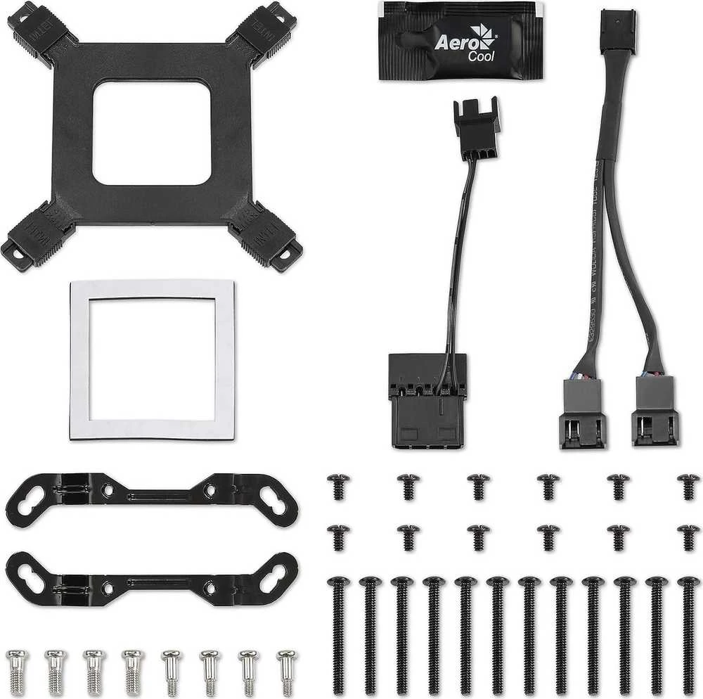 Procesoriaus Aušintuvas - Aerocool Pgs Mirage L360 Argb, juodas