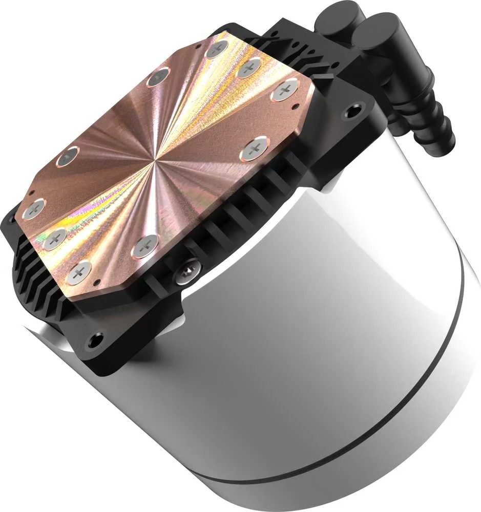 Alpenföhn Gletscherwasser 360 AIO cooler, ARGB – baltos spalvos
