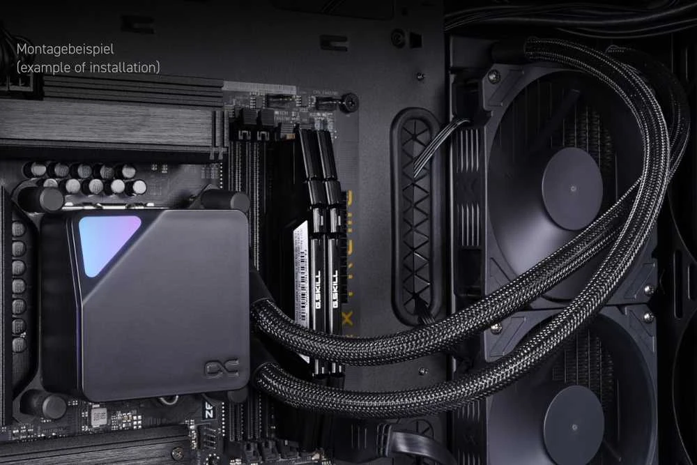 „Alphacool Core Ocean T38 360 mm“ skaitmeninis „viskas viename“ skysčio aušintuvas procesoriui
