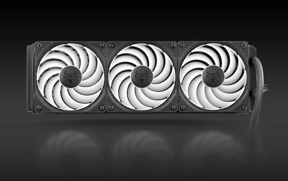 Sapphire Nitro+ S360-A All-in-One Liquid Cooler, ARGB, juodos spalvos – 360 mm
