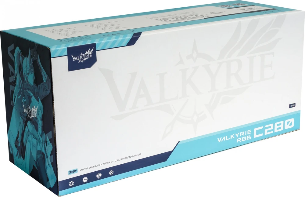 Procesoriaus Aušintuvas - Valkyrie Jarn 280 ARGB Balta