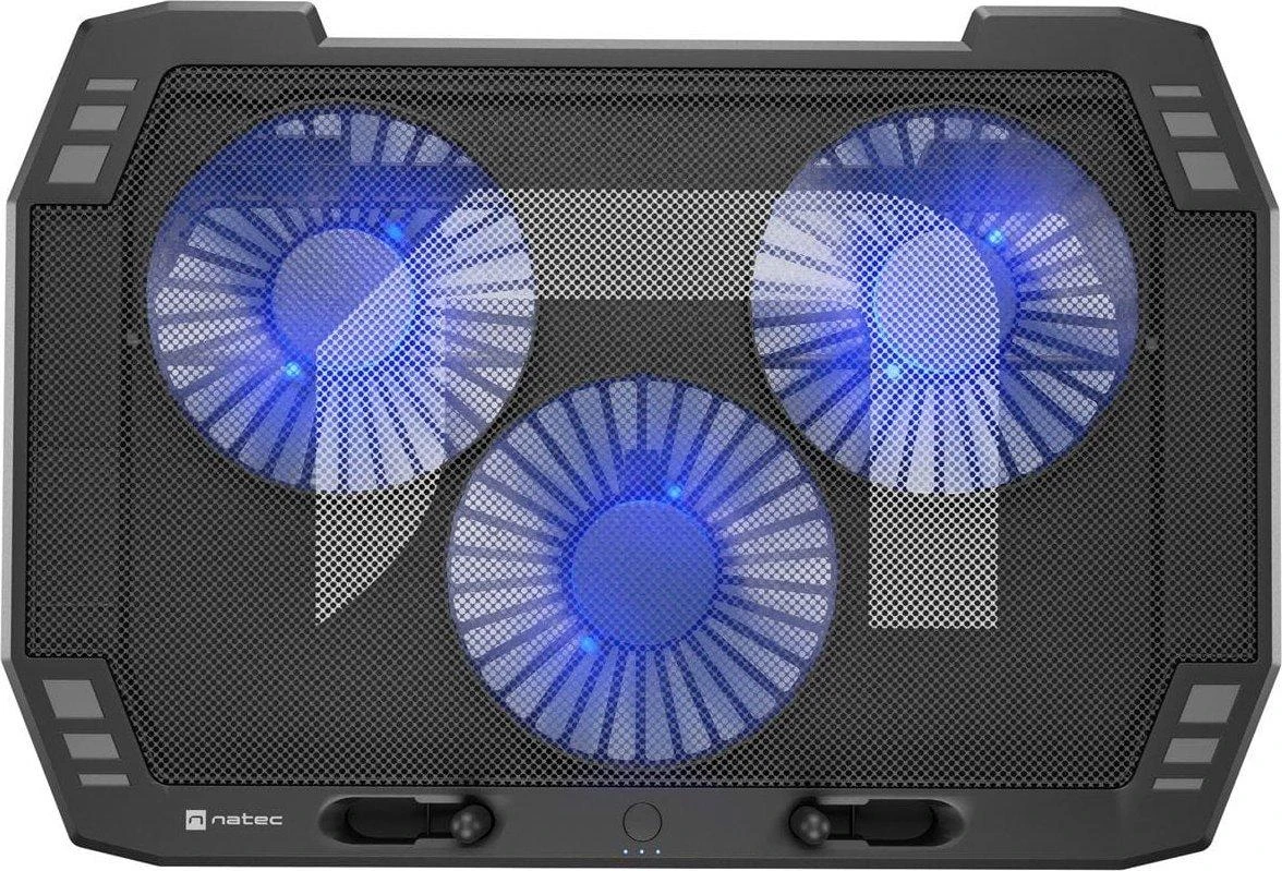 Natec | Nešiojamas kompiuteris Cooling Pad | ORIOLE | 270 x 400 x 25 mm | 740 g | Juodas