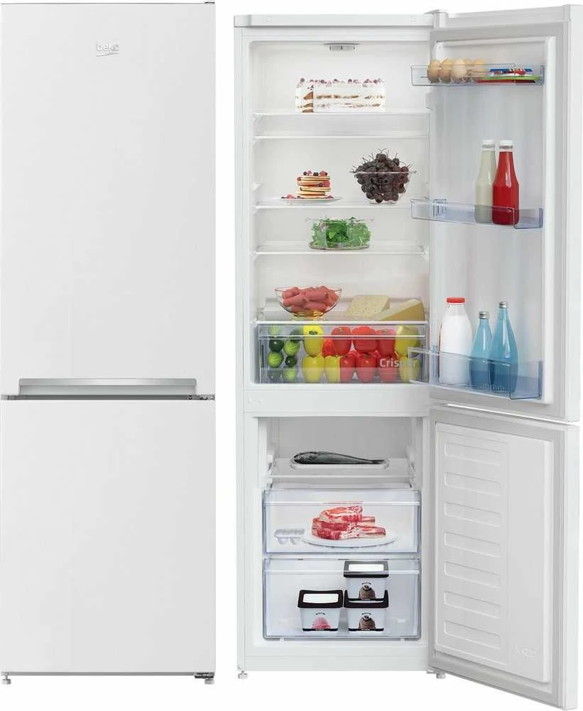 BEKO Šaldytuvas RCSA270K40WN, Energy class E, Height 171cm, Baltas