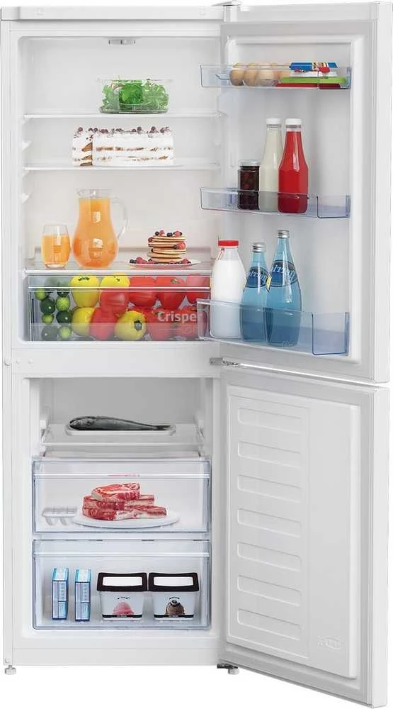 BEKO Šaldytuvas RCSA240K40WN, Energy class E, Height 153cm, Baltas (Nemokamas pristatymas)