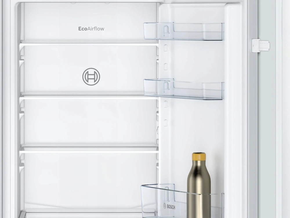 Bosch KIV86NSE0 Serija 2, Įmontuojamasis šaldytuvas-šaldiklis su šaldiklio skyriumi apačioje, 177.2 x 54.1 cm, slankiojantis vyris
