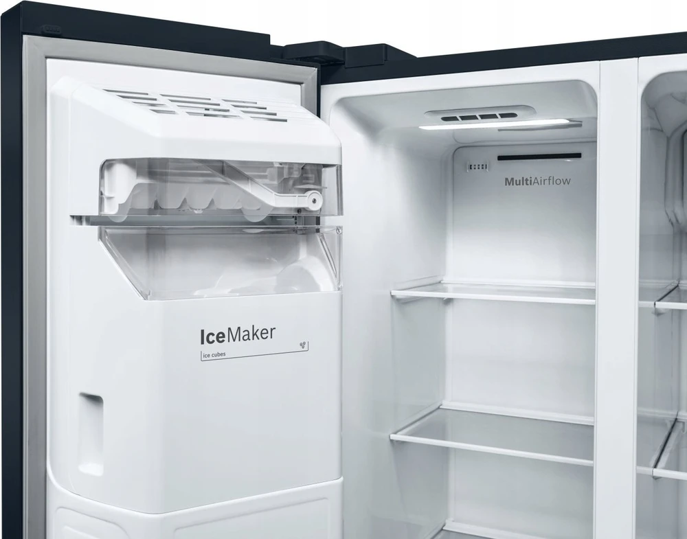 Bosch Serie 6 KAD93ABEP side-by-side šaldytuvas Freestanding 562 L E Juodas