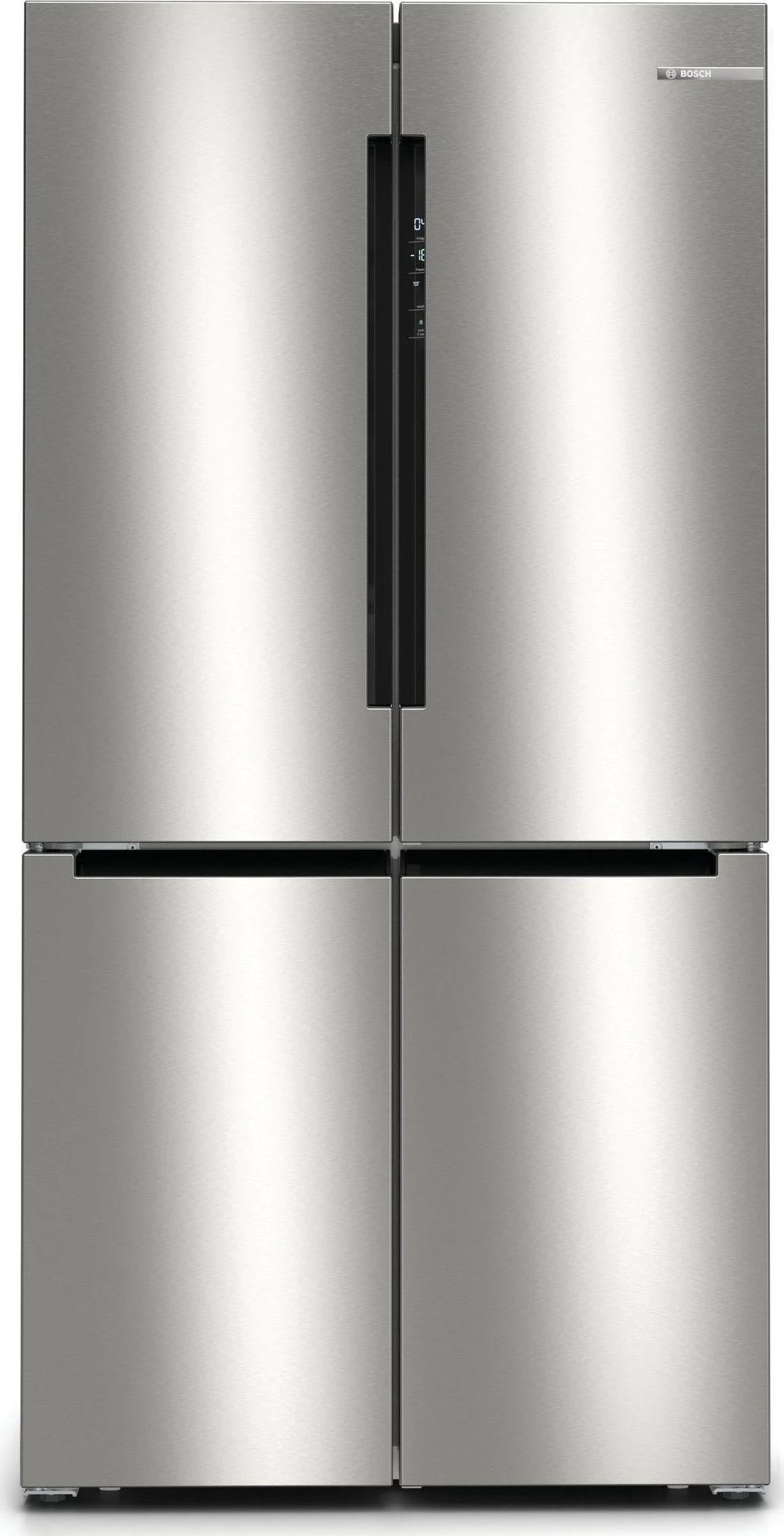 Bosch Serie 4 KFN96VPEA side-by-side šaldytuvas Freestanding 605 L E Nerūdijantis plienas