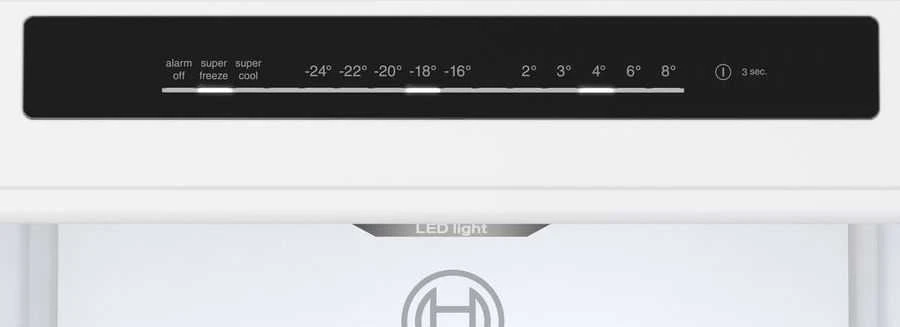 Šaldytuvas Bosch KGN362IDF Serie | 4, Laisvai statomas, 186 x 60 cm, inox-easyclean