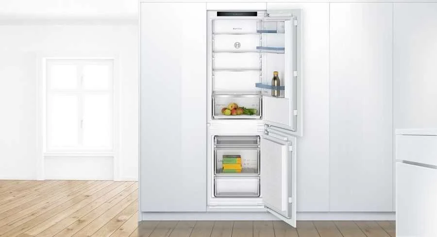 Įmontuojamas šaldytuvas Bosch KIV86VFE1 4 serija, Baltos spalvos