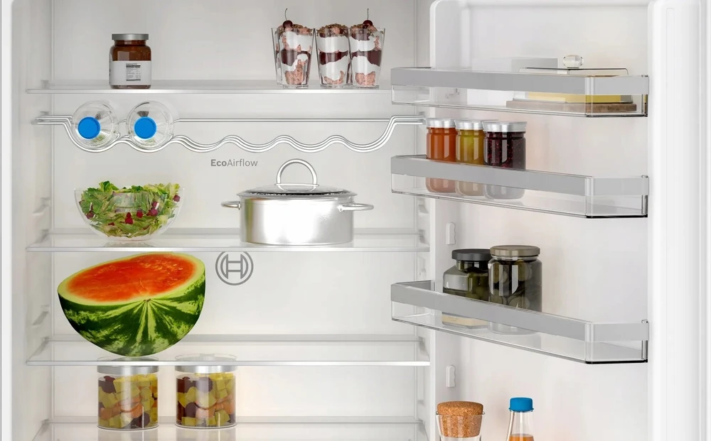 Bosch Serie 4 KBN96VFE0 fridge-šaldiklis Built-in 383 L E Baltas